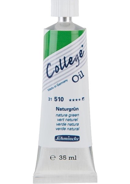 College Oil Yağlı Boya 35 ml 510 Nature Green
