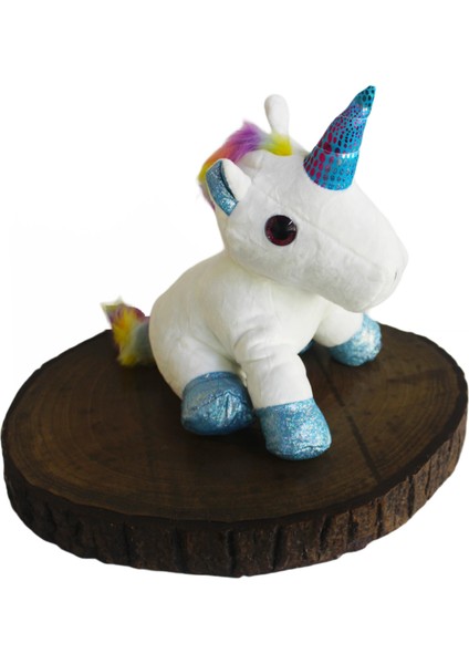 Ithal Kumaş Sevimli Camgöz Boynuzlu Pegasus Unicorn Figür Peluş Oyuncak Oyun & Uyku Arkadaşı 28 Cm. fiyatları