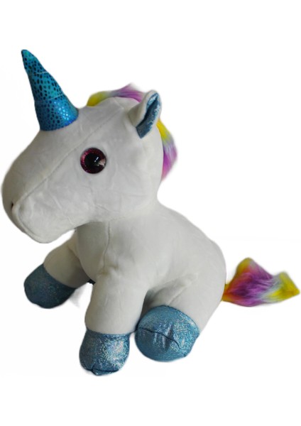 Ithal Kumaş Sevimli Camgöz Boynuzlu Pegasus Unicorn Figür Peluş Oyuncak Oyun & Uyku Arkadaşı 28 Cm. modelleri