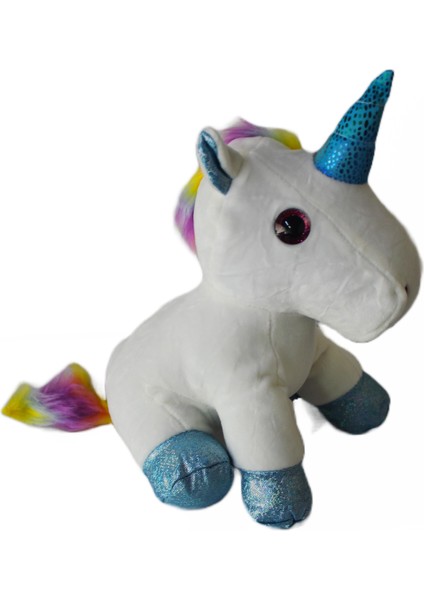 Ithal Kumaş Sevimli Camgöz Boynuzlu Pegasus Unicorn Figür Peluş Oyuncak Oyun & Uyku Arkadaşı 28 Cm. fırsatları