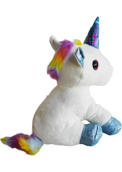 Ithal Kumaş Sevimli Camgöz Boynuzlu Pegasus Unicorn Figür Peluş Oyuncak Oyun & Uyku Arkadaşı 28 Cm. indirimleri