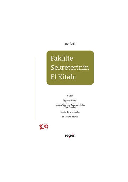 Fakülte Sekreterinin El Kitabı