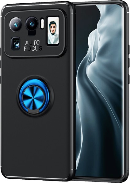 Xiaomi Mi 11 Ultra Yüzüklü Manyetik Ravel Silikon Kılıf