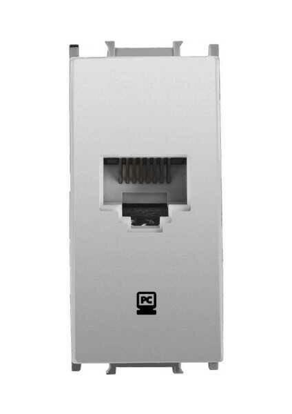Viko Panasonic Thea Modüler Metalik Beyaz Data Internet Prizi Cat-6 E Alt+Kapak 1m - WVTT14054MW-TR