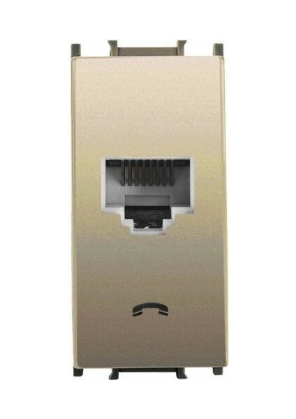 Modüler Dore Nümeris Telefon Prizi Cat-3 Altlık+Kapak 1m - WVTT14024DR-TR