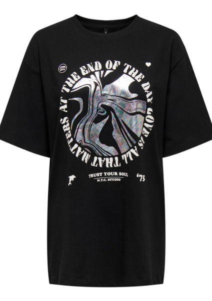 15290567-23Y Onlanne S/s Soul Top Box Jrs Kadın T-Shirt