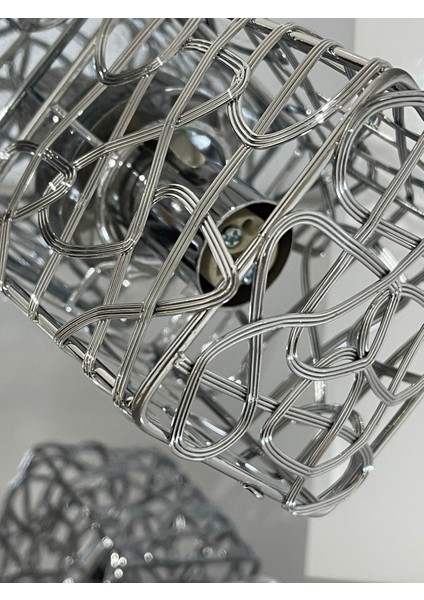 Modern Krom Aynalı 2'li Avize Salon,hol,banyo,yatak Odası Aplik fırsatları