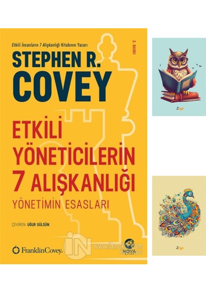 Etkili Yöneticilerin 7 Alışkanlığı - Stephen Covey - Defterli Seti