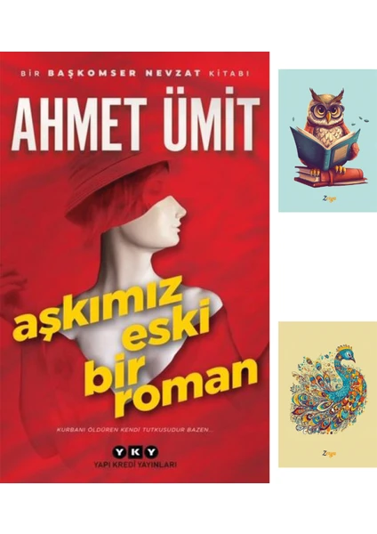 Aşkımız Eski Bir Roman - Ahmet Ümit Romanları 9789750845550 Not Defterli Seti - Ahmet Ümit