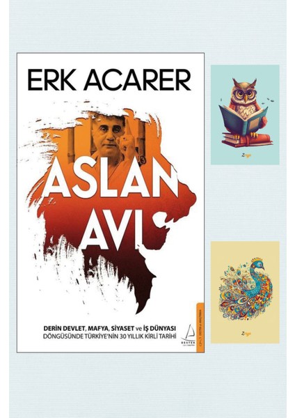 Aslan Avı - Erk Acarer 9786254419096 Not Defterli Seti - Erk Acarer