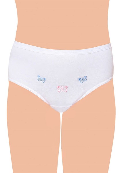 6'lı Paket Kız Çocuk Işlemeli Bato Ince Bel Külot fiyatları