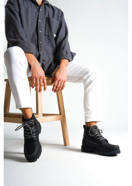 Yüksek Taban Ayakkabı B-020 Siyah (Siyah Taban) fiyatları