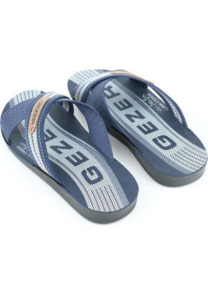 Erkek Halatlı Terlik Yazlık Star Pu Ev Bahçe Günlük Lacivert modelleri