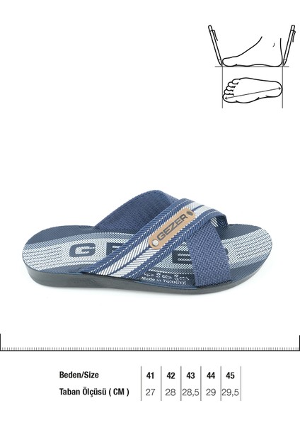 Erkek Halatlı Terlik Yazlık Star Pu Ev Bahçe Günlük Lacivert fırsatları