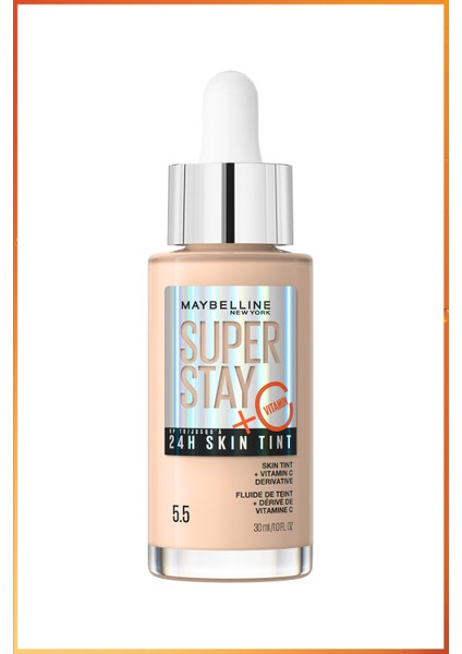 2'li Super Stay Skin Tint Fondöten - 05.5 Seti