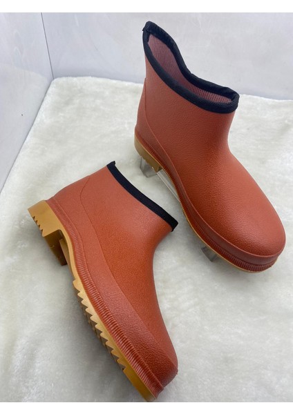 Ulaş Turuncu Krep Bahçe Kısa Lastik Çizme - Turuncu - 42 - ST02264-TURUNCU-42 indirimleri