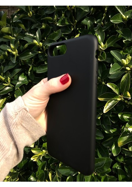 Apple iPhone 8 Plus Uyumlu Logolu Lansman Silikon Kılıfı