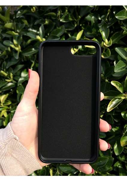 Apple iPhone 8 Plus Uyumlu Logolu Lansman Silikon Kılıfı