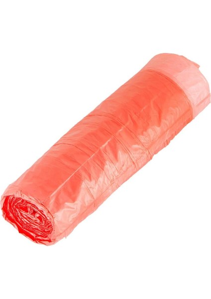 40 Litre Büzgülü Çilek Kokulu Çöp Torbası Poşeti / 55 x 60 Cm. - 10 Adetlik 10 Rulo