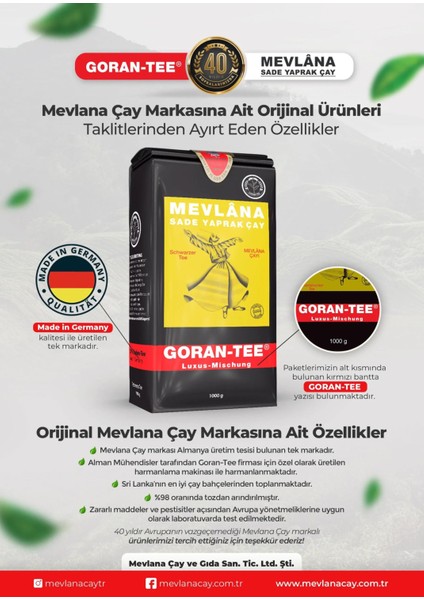 Goran Tee – Mevlana Çay 500GR