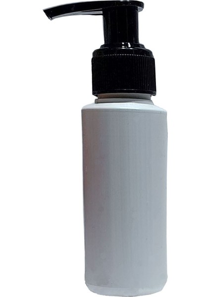 10 Adet 70 ml Polietilen Sabunluk Siyah Pompalı Şişe