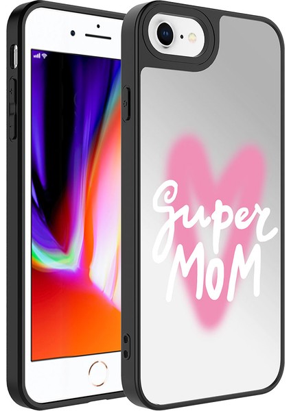Apple iPhone 7 Plus Kılıf Aynalı Desenli Parlak Mirror Kapak