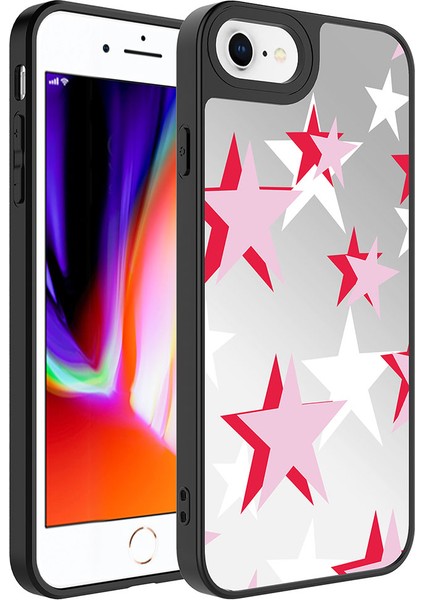Apple iPhone 7 Plus Kılıf Aynalı Desenli Parlak Mirror Kapak