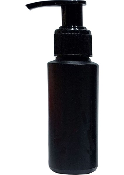 3 Adet 70 ml Polietilen Siyah Sabunluk Pompalı Boş Şişe