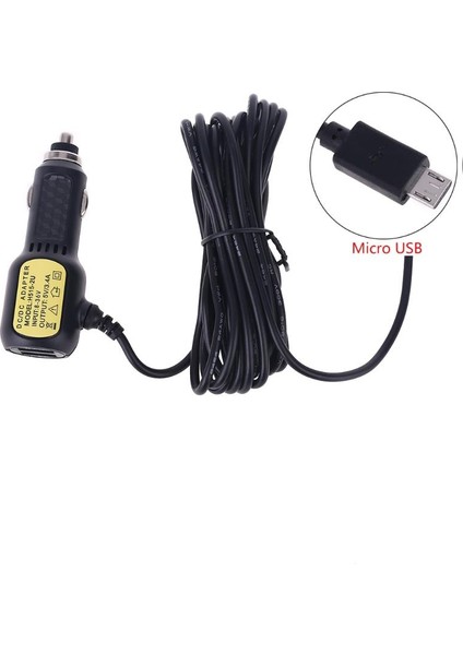 3 Metre Micro USB Çakmak Şarj Aleti 2 Port USB Çakmak Micro USB Şarj Aleti Çakmak Micro USB Şarj Aleti 5 Volt 3.5 Amper Micro USB Şarj Aleti