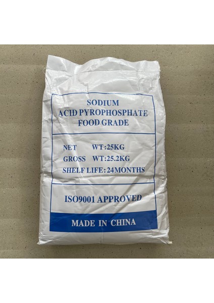 Sodyum Asit Pirofosfat E450 (Sodyum Asit Difosfat) 25 kg