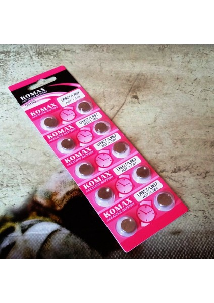 Button Alkalıne Battery Ag Seria Ag 7 Pil LR927 Pil SR395 Pil 927 Pil LR57 Pil Saat Pili Yedek Pil