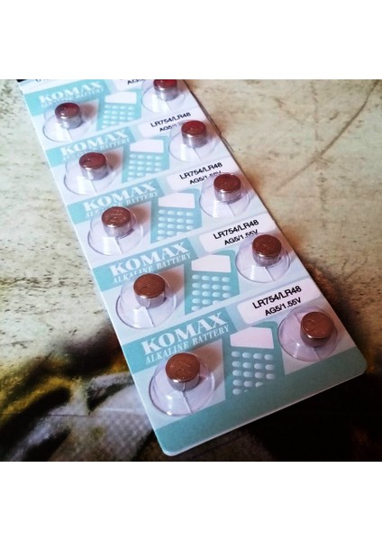 Button Alkalıne Battery Ag Seria Ag 5 Pil LR754 Pil SR393 Pil LR48 Pil Ag5 Pil Saat Pili Yedek Pil fiyatları
