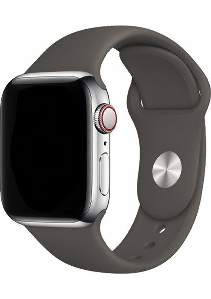 Apple Watch Uyumlu 3 4 5 6 7 8 Se 38MM 40MM 41MM Silikon Kordon Kayış Soft Yapı Yumuşak Klasik Voyoklas