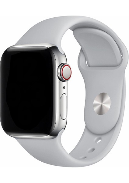 Apple Watch Uyumlu 3 4 5 6 7 8 Se 38MM 40MM 41MM Silikon Kordon Kayış Soft Yapı Yumuşak Klasik Voyoklas