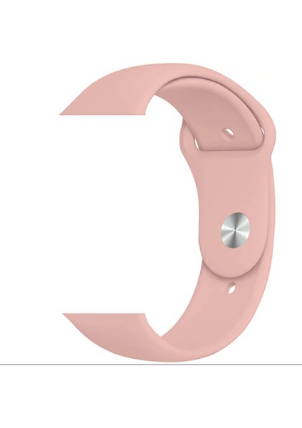 Apple Watch Uyumlu 3 4 5 6 7 8 Se 38MM 40MM 41MM Silikon Kordon Kayış Soft Yapı Yumuşak Klasik Voyoklas