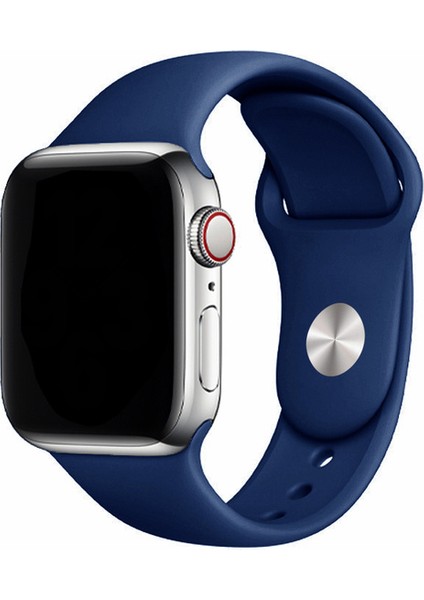 Apple Watch Uyumlu 3 4 5 6 7 8 Se 38MM 40MM 41MM Silikon Kordon Kayış Soft Yapı Yumuşak Klasik Voyoklas