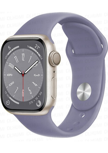 Apple Watch Uyumlu 3 4 5 6 7 8 Se 38MM 40MM 41MM Silikon Kordon Kayış Soft Yapı Yumuşak Klasik Voyoklas