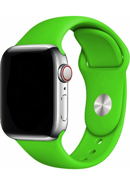 Apple Watch Uyumlu 3 4 5 6 7 8 Se 38MM 40MM 41MM Silikon Kordon Kayış Soft Yapı Yumuşak Klasik Voyoklas