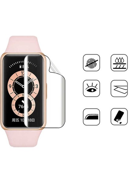 Huawei Watch Fit 2 Ekran Koruyucu Kavisli Silikon Yapılı Nano (Narr Tpu Body) indirimleri