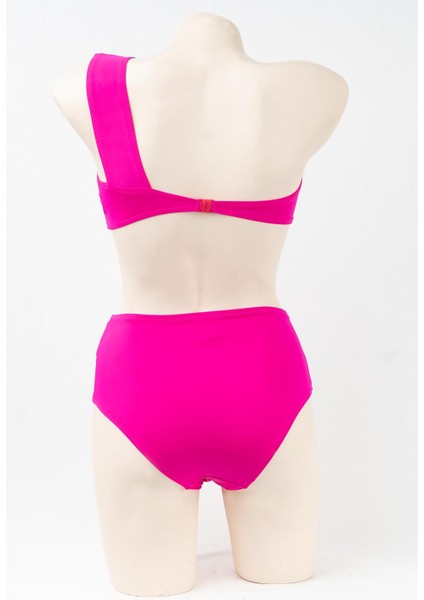 Tek Omuz Deniz Kabuklu Bikini Takım