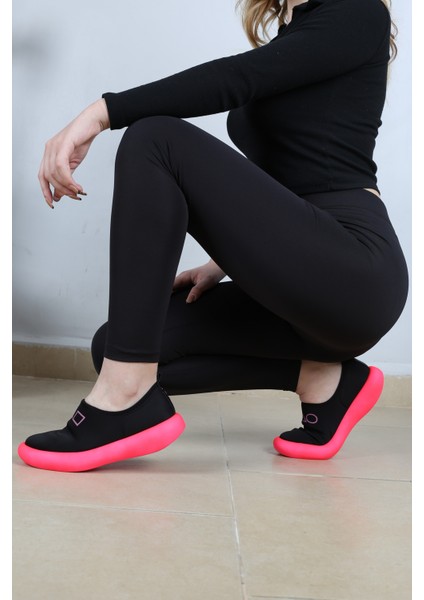 Kadın Siyah Spor Tayt KPT0502-01