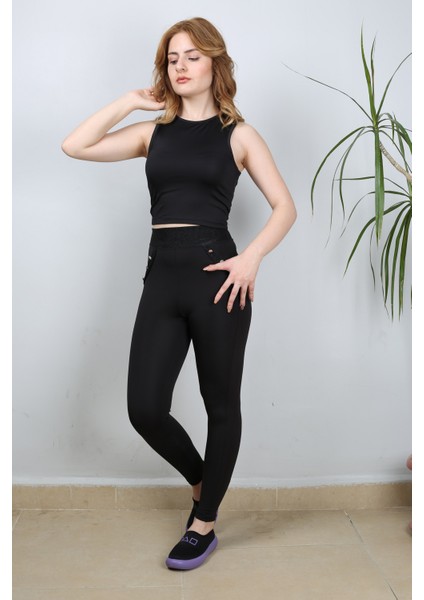 Esps Kadın Siyah Tayt KPT0503-01