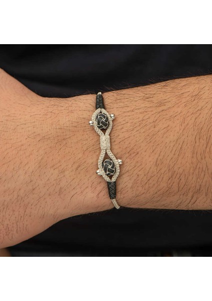 Gümüş Kazaziye Örgü Bileklik fırsatları