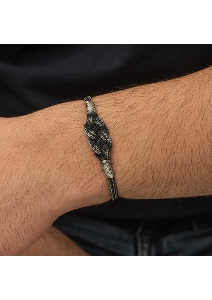 Gümüş Kazaziye Örgü Bileklik fırsatları