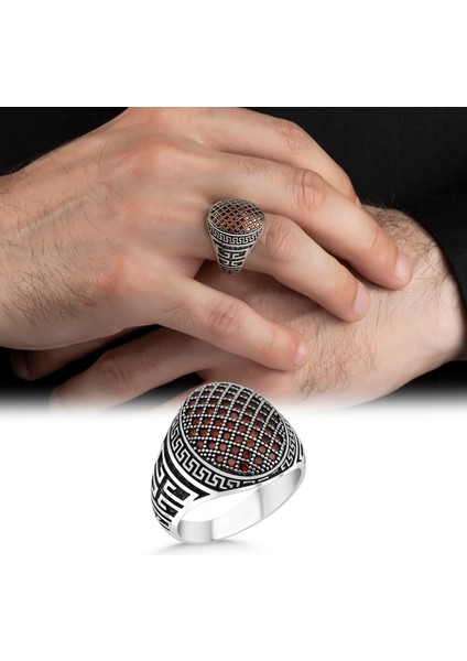 925 Ayar Gümüş Erkek Yüzük