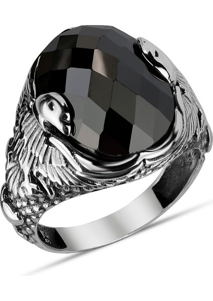 Zirkon 925 Ayar Gümüş Erkek Yüzük fiyatları