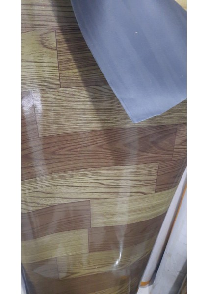 DÜZ KAHVERENGİ DESENLİ MUŞAMBA 150 CM X 1000 CM 0,5 MM ZEMİN KAPLAMA YER DÖŞEME