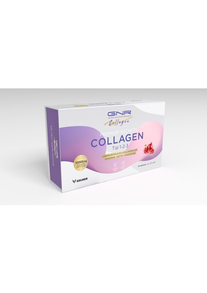 Collagen Premium Sachets Tip 1-2-3 Nar Aromalı 30 Saşe