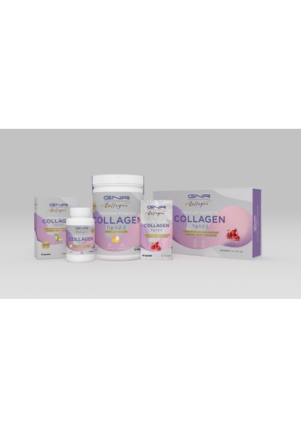 Collagen Premium Sachets Tip 1-2-3 Nar Aromalı 30 Saşe