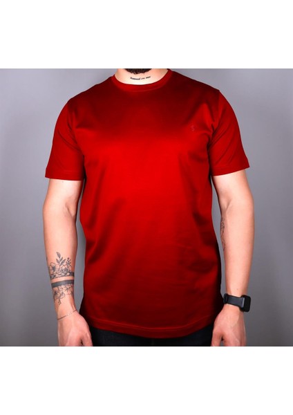 SM23SK23004 Merserize O Y.k T-Shirt Bordo